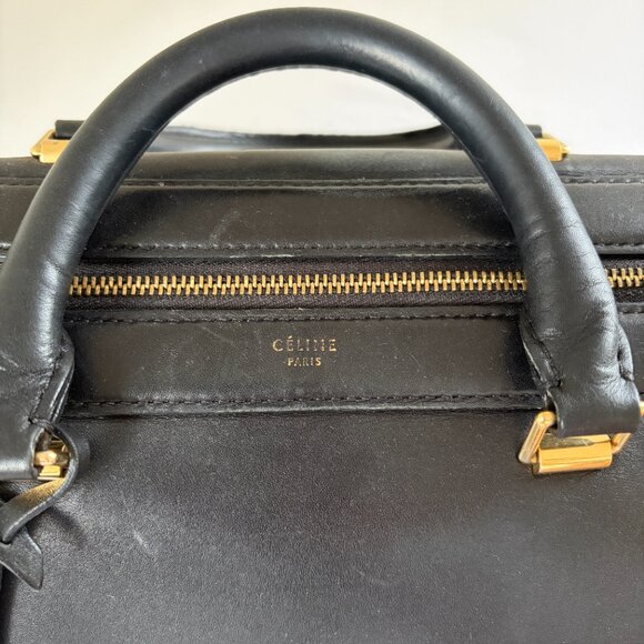 Celine Phoebe Philo black doctor top handle bag rare - Picture 3 of 16